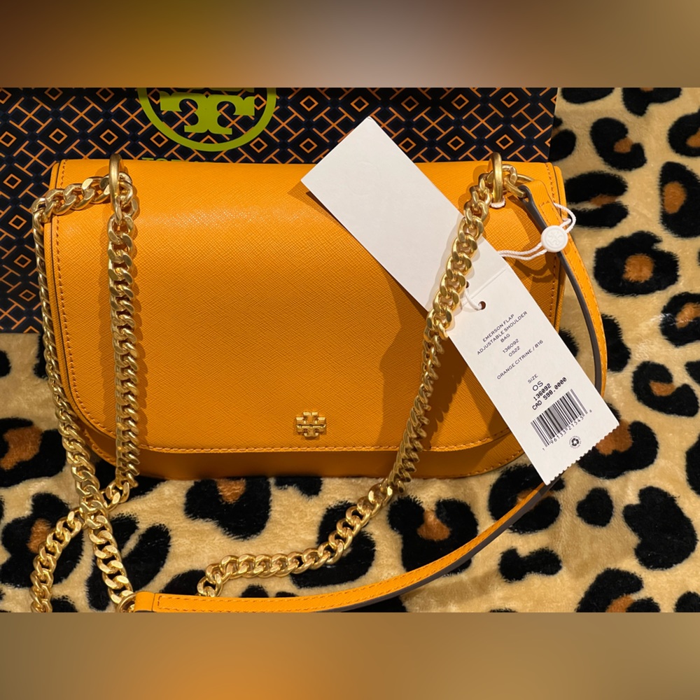 Tory Burch Emerson flap adjustable bag